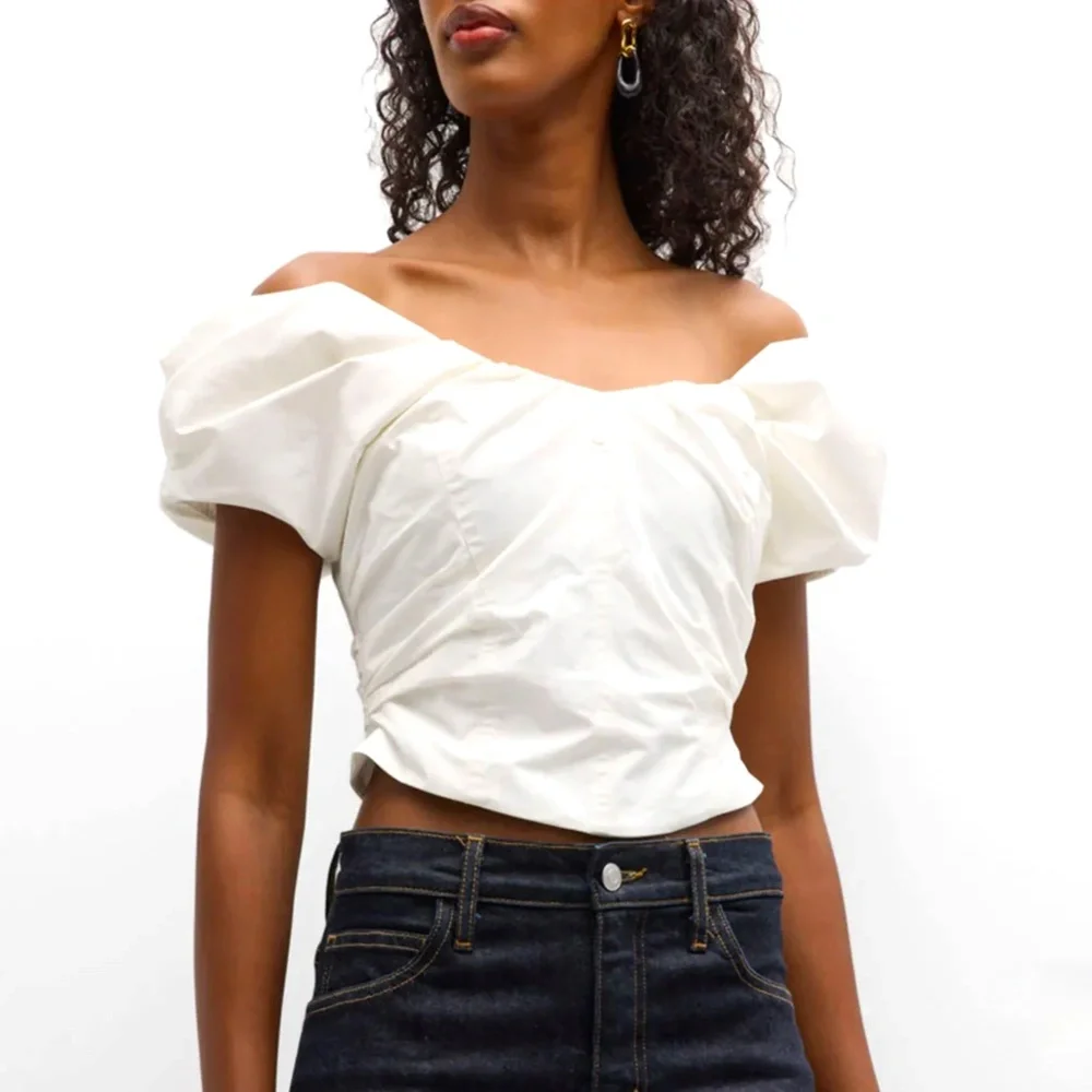 A.L.C. Nora Top White New With Tags US4